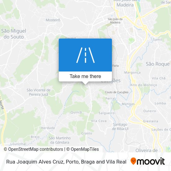 Rua Joaquim Alves Cruz mapa