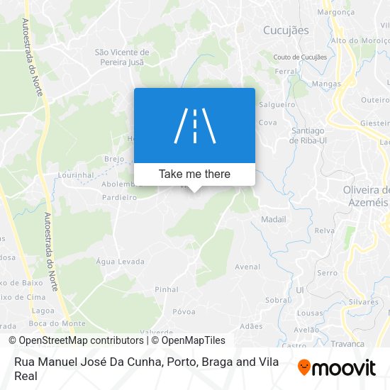 Rua Manuel José Da Cunha map