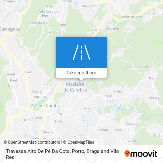 Travessa Alto De Pé Da Cota map