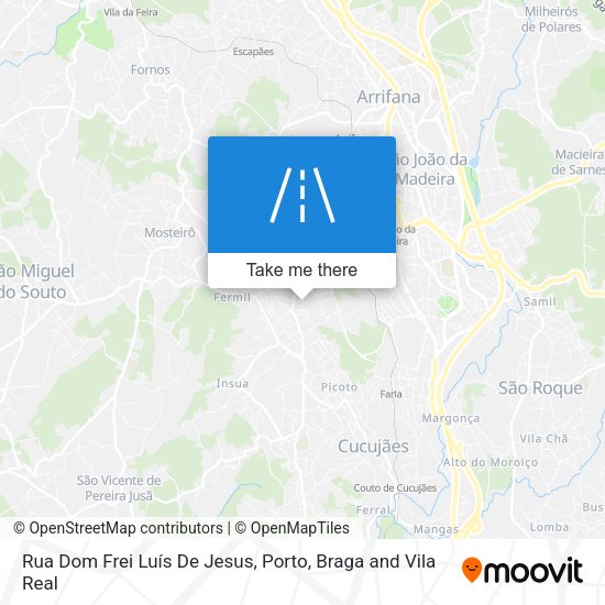 Rua Dom Frei Luís De Jesus map