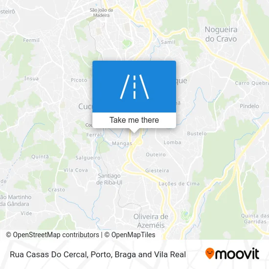 Rua Casas Do Cercal map