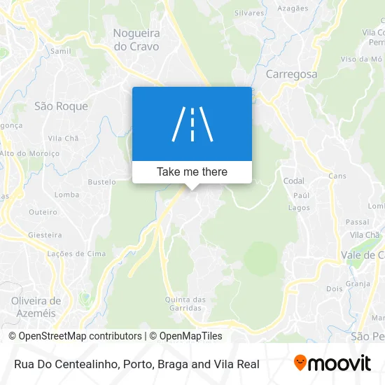 Rua Do Centealinho map