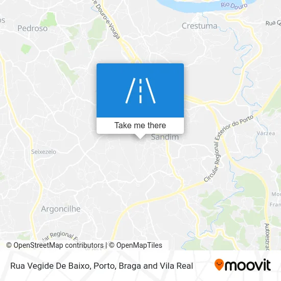 Rua Vegide De Baixo map
