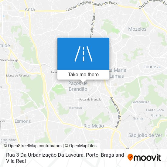 Rua 3 Da Urbanização Da Lavoura map