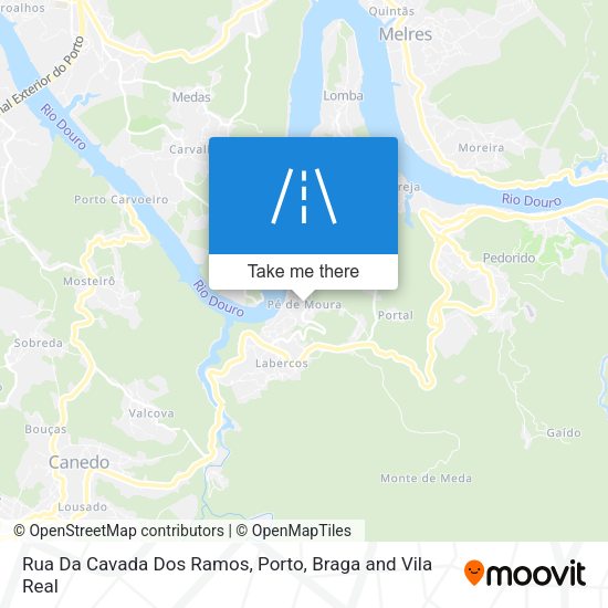 Rua Da Cavada Dos Ramos mapa