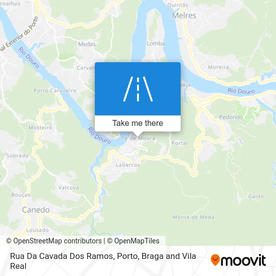 Rua Da Cavada Dos Ramos map