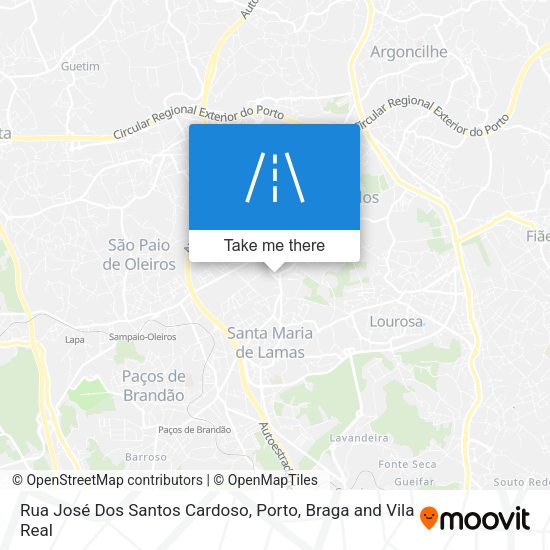Rua José Dos Santos Cardoso mapa
