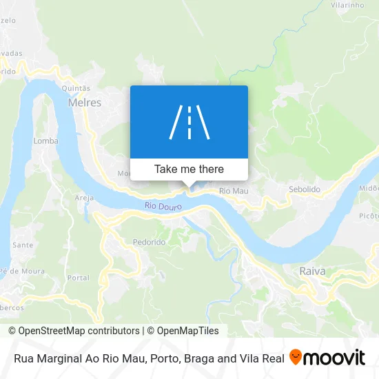 Rua Marginal Ao Rio Mau map