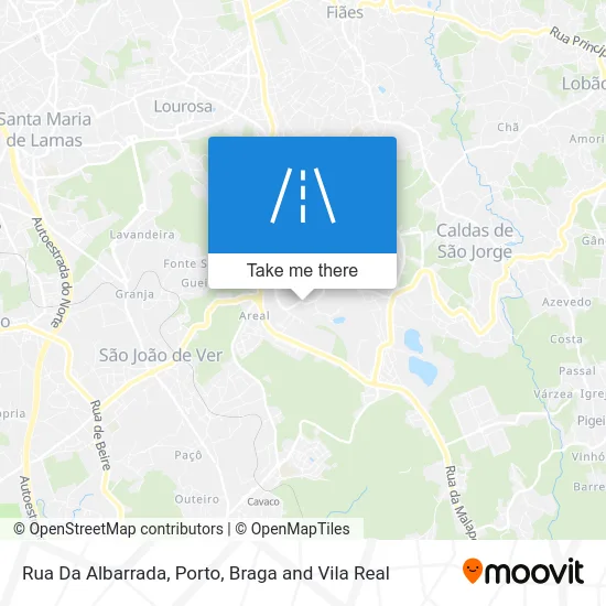 Rua Da Albarrada map