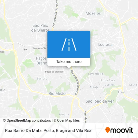 Rua Bairro Da Mata map