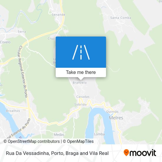 Rua Da Vessadinha map