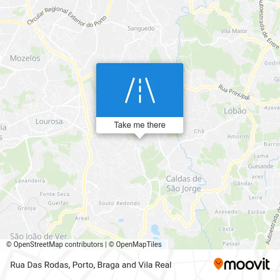 Rua Das Rodas map