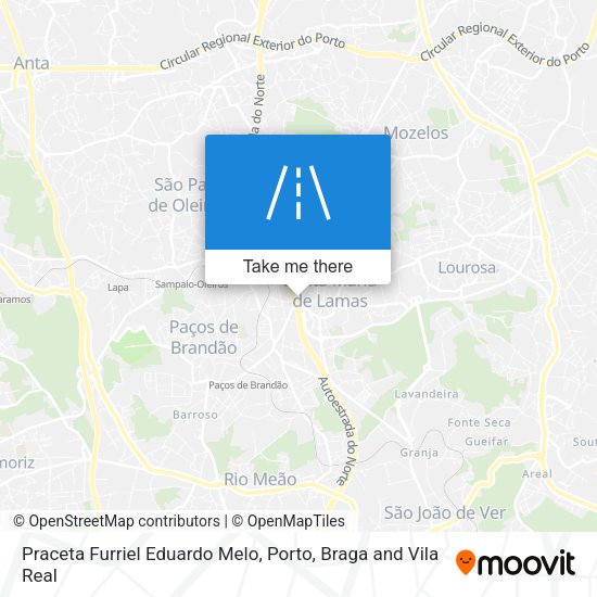 Praceta Furriel Eduardo Melo mapa