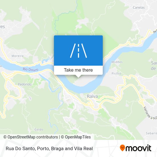 Rua Do Santo mapa