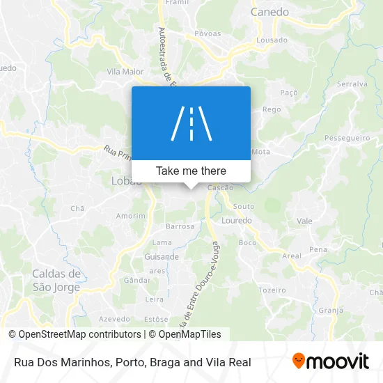 Rua Dos Marinhos map