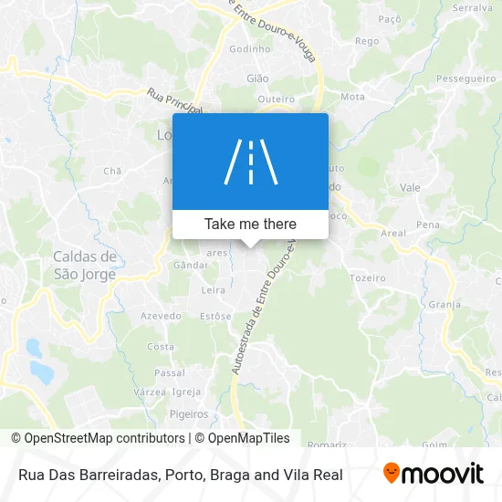 Rua Das Barreiradas map