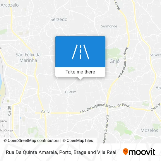 Rua Da Quinta Amarela map
