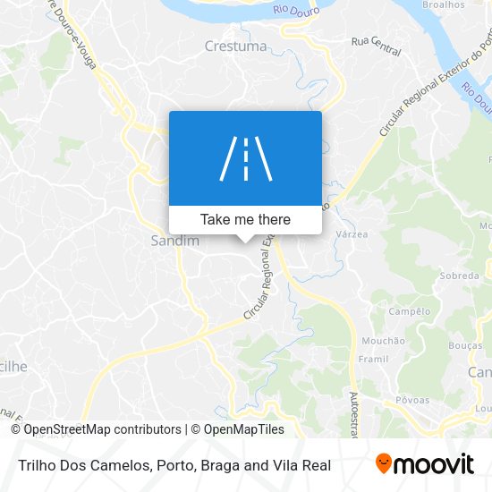 Trilho Dos Camelos mapa