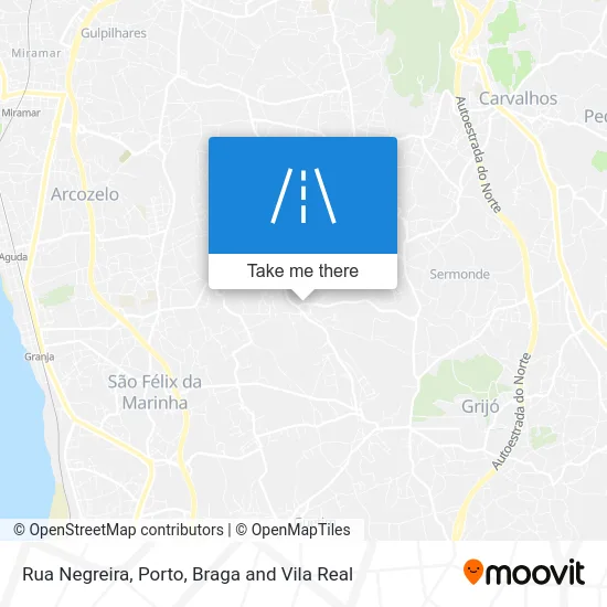 Rua Negreira map