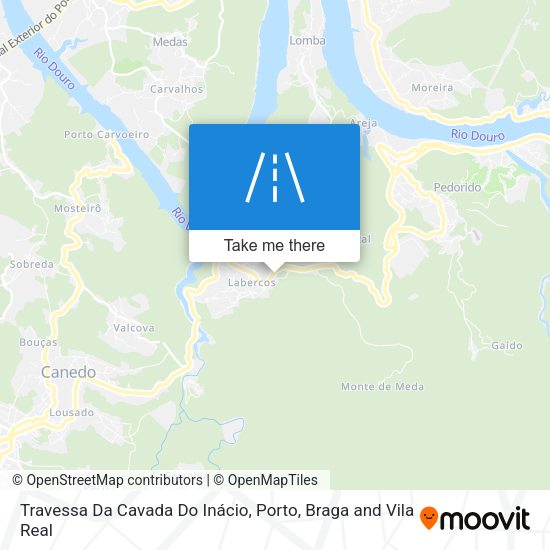 Travessa Da Cavada Do Inácio mapa