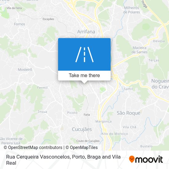 Rua Cerqueira Vasconcelos map
