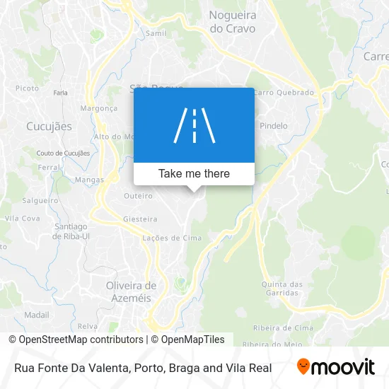 Rua Fonte Da Valenta map