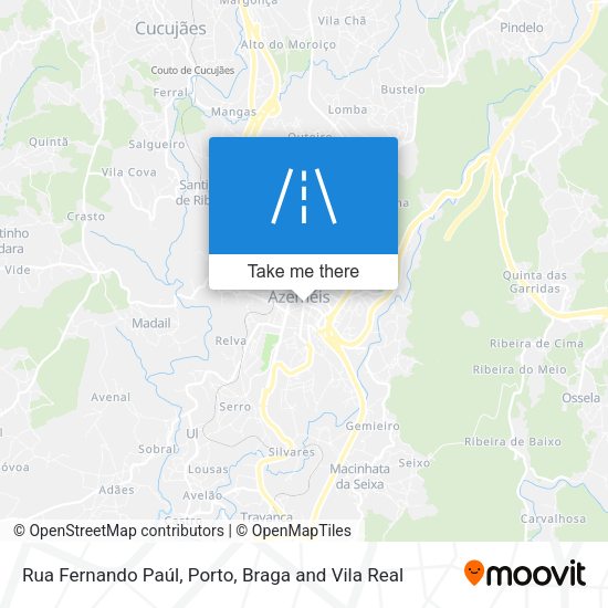 Rua Fernando Paúl mapa