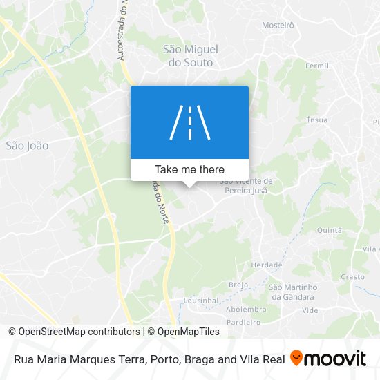 Rua Maria Marques Terra mapa