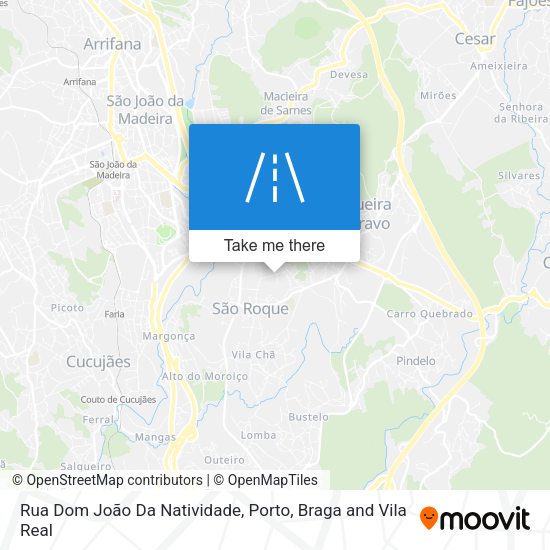 Rua Dom João Da Natividade map