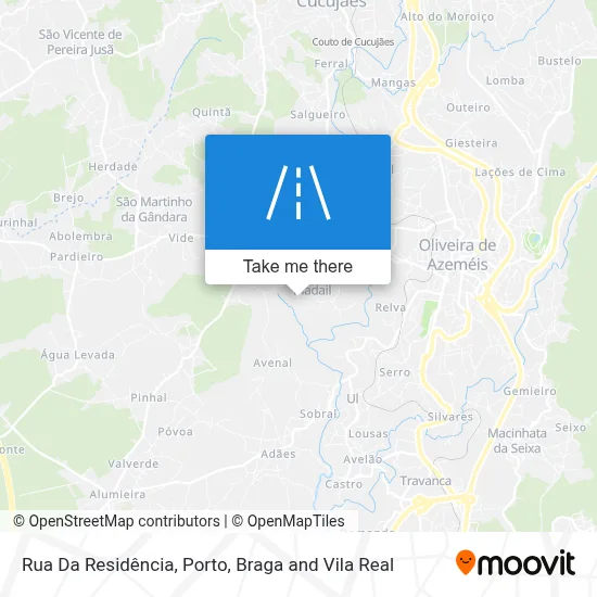 Rua Da Residência map