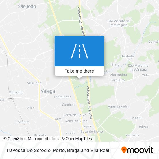 Travessa Do Serôdio mapa