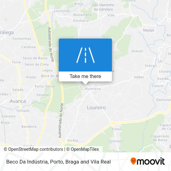 Beco Da Indústria map