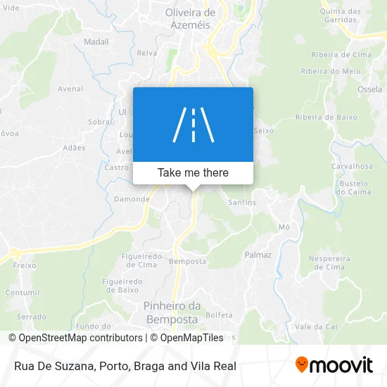 Rua De Suzana map