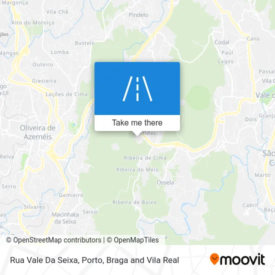 Rua Vale Da Seixa map