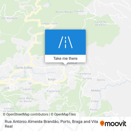Rua António Almeida Brandão map