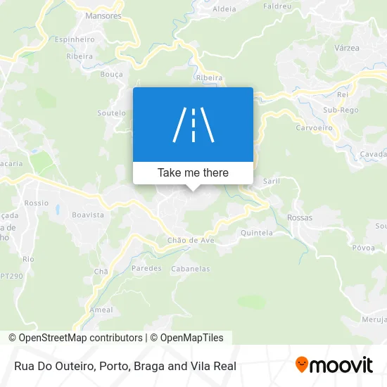 Rua Do Outeiro map