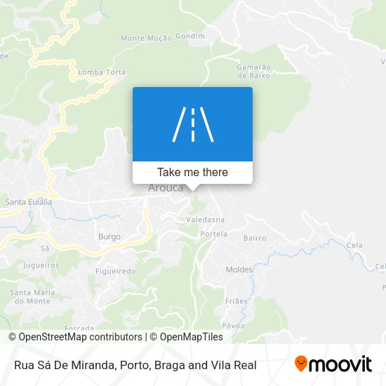 Rua Sá De Miranda mapa
