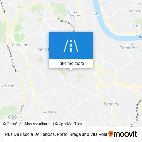 Rua Da Escola De Tabosa map