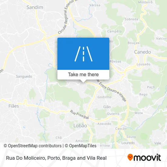 Rua Do Moliceiro map