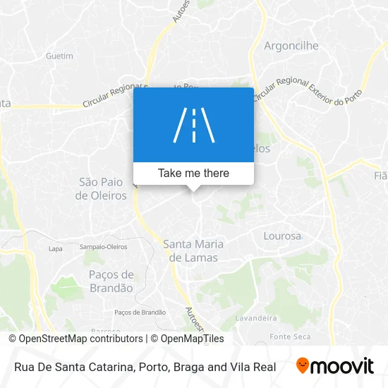 Rua De Santa Catarina map