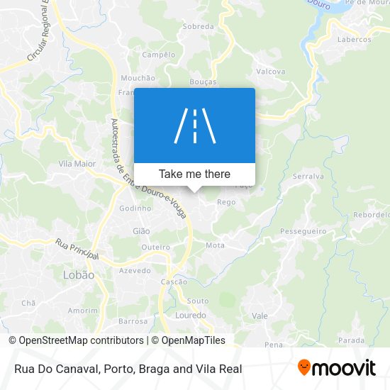 Rua Do Canaval mapa