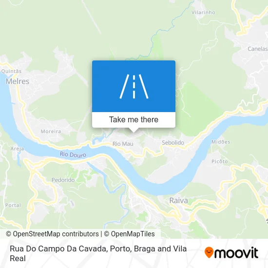 Rua Do Campo Da Cavada map