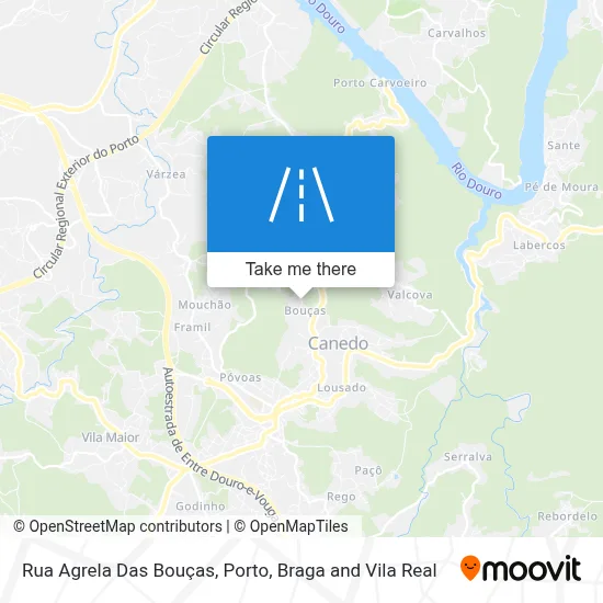 Rua Agrela Das Bouças map