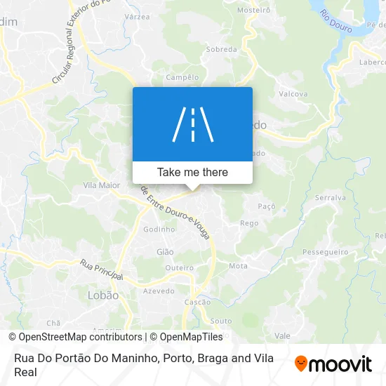 Rua Do Portão Do Maninho map