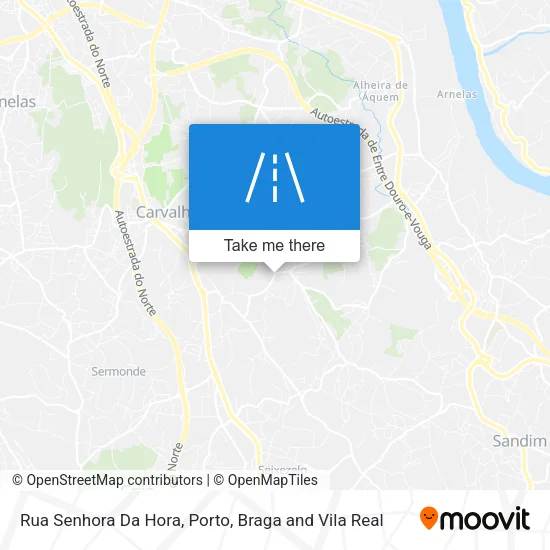 Rua Senhora Da Hora map