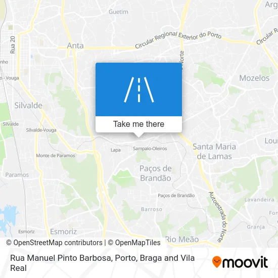 Rua Manuel Pinto Barbosa map