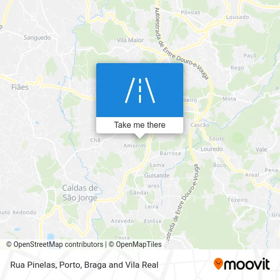 Rua Pinelas map