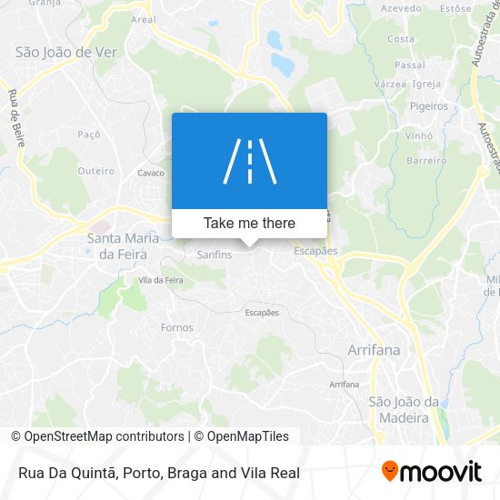 Rua Da Quintã mapa