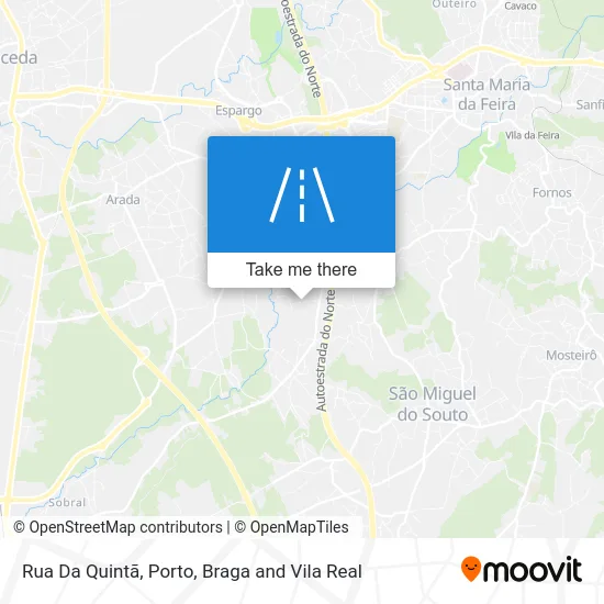 Rua Da Quintã map
