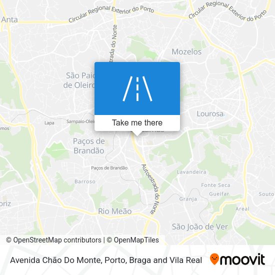 Avenida Chão Do Monte mapa